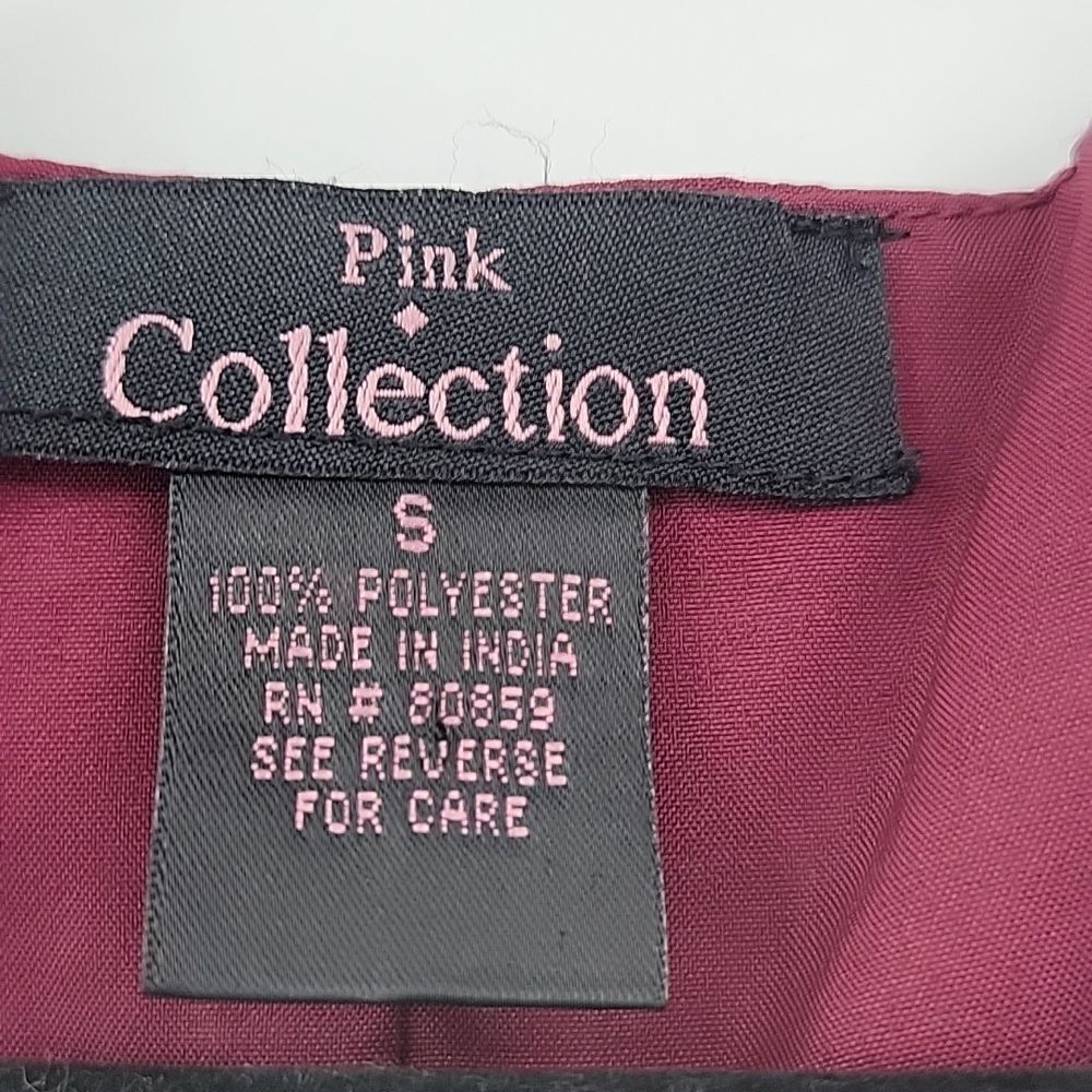 Pink Collection Maroon top size S - Picture 2 of 5